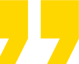 Yellow quotation symbol